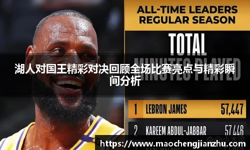 湖人对国王精彩对决回顾全场比赛亮点与精彩瞬间分析